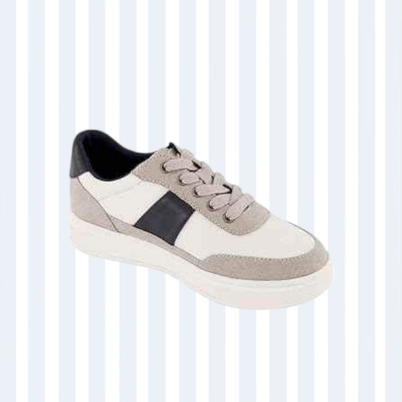 Little Kids Kenneth Cole REACTION Liam Grape/White/Grey Sneakers, Sz 1 - Picture 1 of 5
